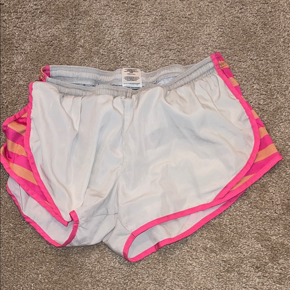 Soffe Women's Athletic Shorts with Pink Trim